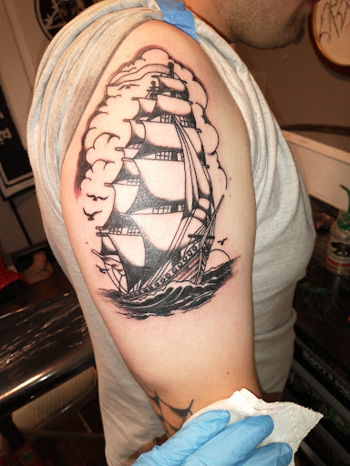 Explore patriotic tattoo ideas, creative tattoo ideas in Seattle, available at Good Times Tattoo