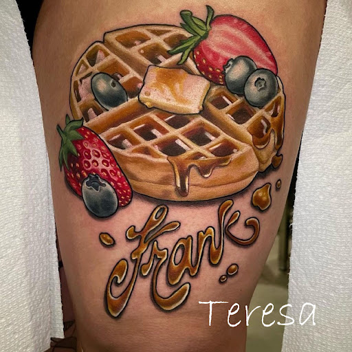 Explore tattoo ideas on side of stomach, creative tattoo ideas in Sanford, available at Venom Ink Tattoo