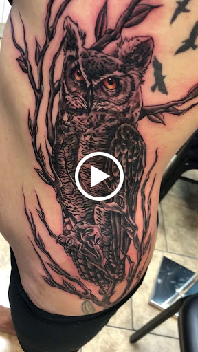 Explore space sleeve tattoo ideas, creative tattoo ideas in Pittsburg, available at Delta Art & Tattoo