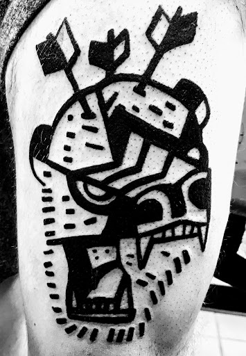 Explore deer hunting tattoo ideas, creative tattoo ideas in Albany, available at Lark Street Tattoo