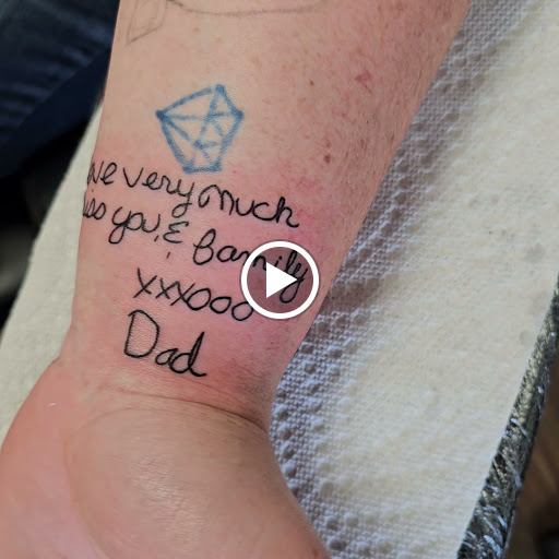 Explore tattoo ideas for names on wrist, creative tattoo ideas in Traverse City, available at Pinups & Needles