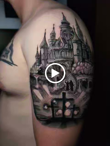 Explore hufflepuff tattoo ideas, creative tattoo ideas in Madison, available at Golden Phoenix Tattoo Co.