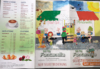 Menu / carte de Ital Eis Fontanella à Weißenstadt