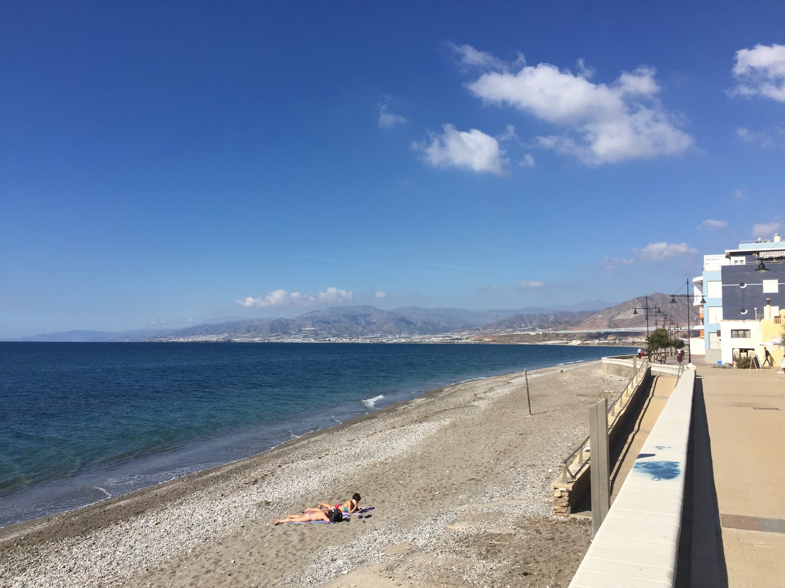 Foto van Playa de Balanegra met gemiddeld niveau van netheid