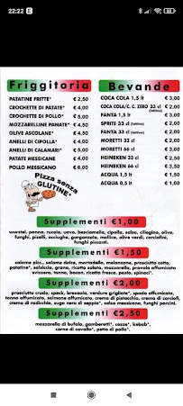 Menu du Fast and Furious à Pachino