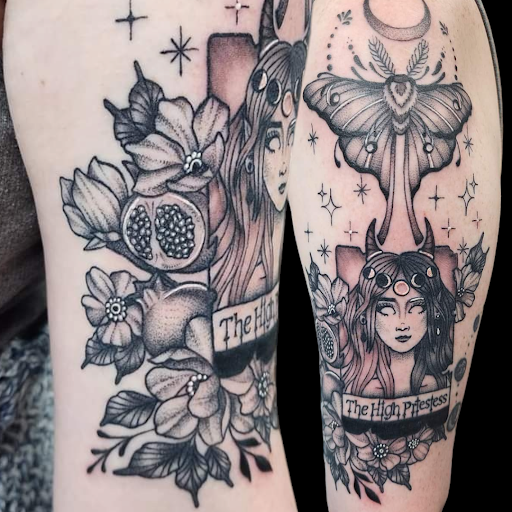 Explore cover up hand tattoo ideas, creative tattoo ideas in Dubuque, available at The Crows Nest