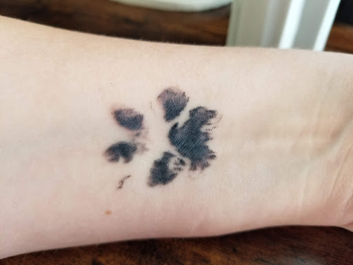 Explore ski mask tattoo ideas, creative tattoo ideas in Roseville, available at 13th Hour Tattoos