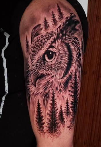 Explore half leg sleeve tattoo ideas, creative tattoo ideas in Chicago, available at West Loop Tattoo Collective