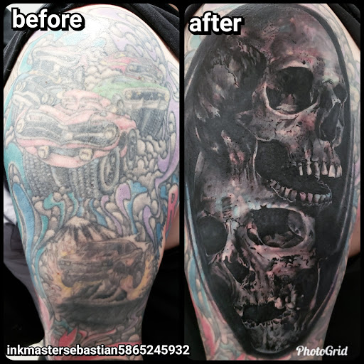 Explore sad tattoo ideas for guys, creative tattoo ideas in Warren, available at Dark Horse Tattoo Co. LLC.