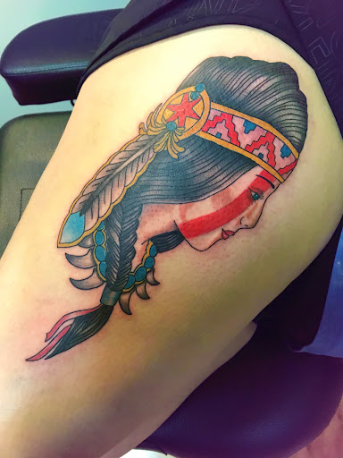 Explore tattoos on the thigh ideas, creative tattoo ideas in Owensboro, available at BnB Tattoos & Piercings