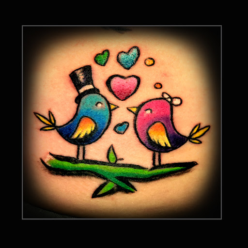 Explore tattoo ideas sun, creative tattoo ideas in Richmond, available at Art Period llc Tattoos and Artwork by Leigh Odom