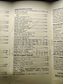 Menu du Altwirt - Der Schnitzelwirt à Anger