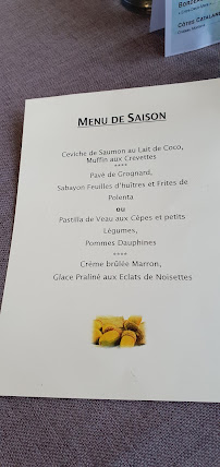 Hôtel Restaurant Muller à Niederbronn-les-Bains menu