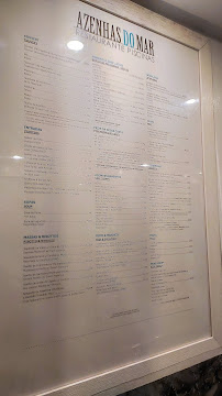 Restaurante Azenhas do Mar à Colares carte