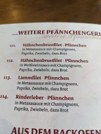 Menu / carte de Restaurant Mati Palas´ in Werder à Werder
