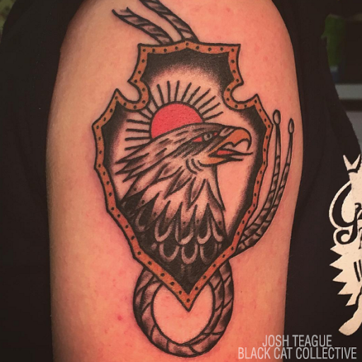 Explore butterfly and rose tattoo ideas, creative tattoo ideas in Perkasie, available at Black Cat Collective