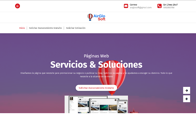 Opiniones de Airglosoft - Aplicaciones Web y Móviles en Guayaquil - Diseñador de sitios Web