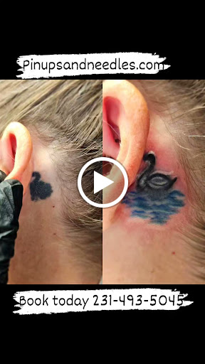 Explore sheet music tattoo ideas, creative tattoo ideas in Traverse City, available at Pinups & Needles