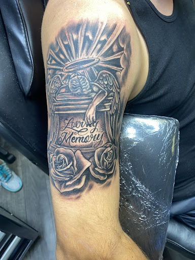 Explore outdoor tattoo ideas for men, creative tattoo ideas in Tampa, available at Creative Stain LLC