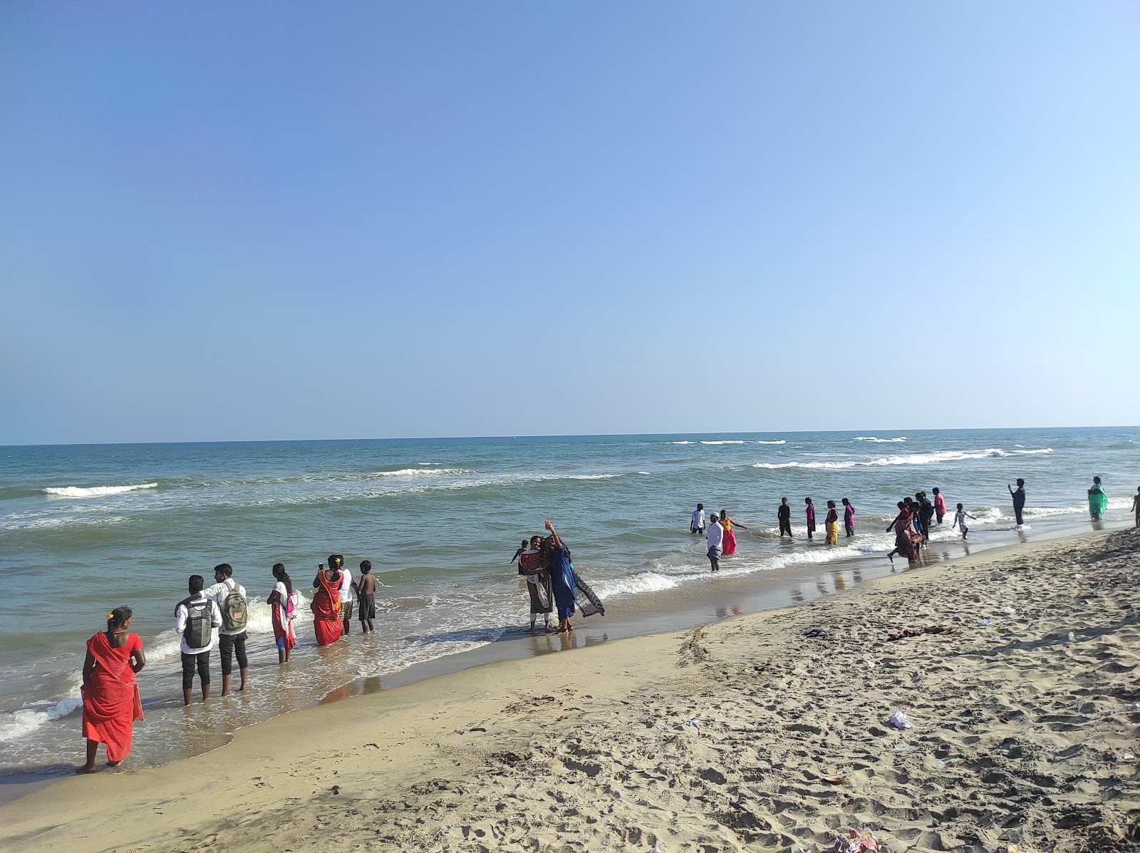 Fotografie cu Silver Beach cu drept și lung