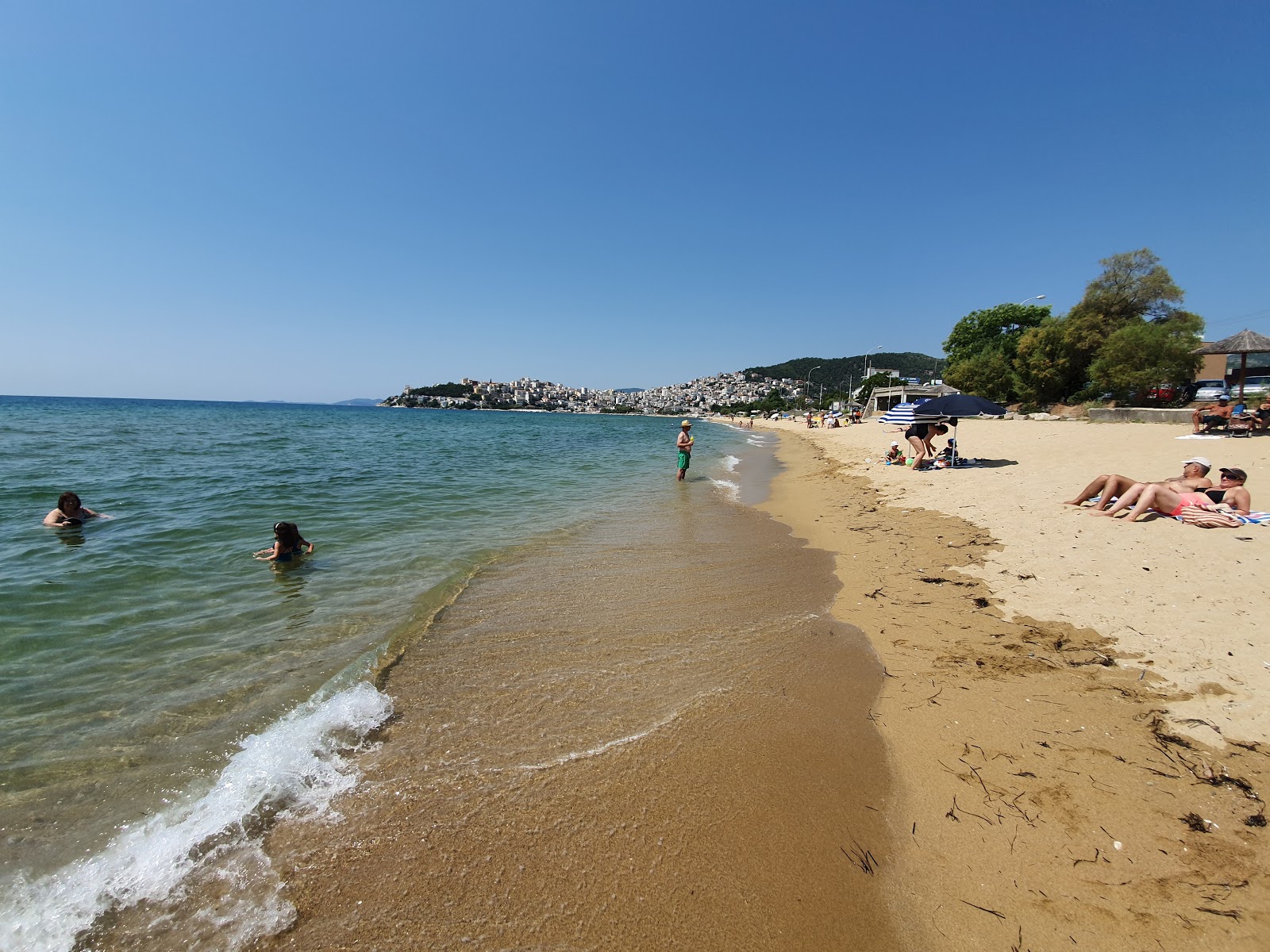 Photo of Perigiali beach amenities area