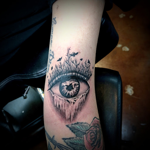 Explore never again tattoo ideas, creative tattoo ideas in Arlington, available at Urbans Tattoo & Piercing Studio South