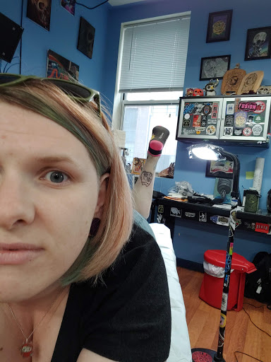 Explore lace tattoo ideas, creative tattoo ideas in New York, available at Studio 28 Tattoos, Body Piercing, and Fine Jewelry