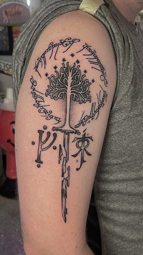 Explore half sleeve tattoo ideas men, creative tattoo ideas in Meridian, available at Burn The Boats Tattoo