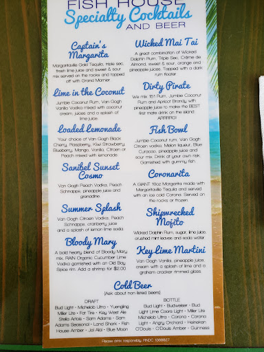 Seafood Restaurant «Sanibel Fish House», reviews and photos, 1523 Periwinkle Way, Sanibel, FL 33957, USA