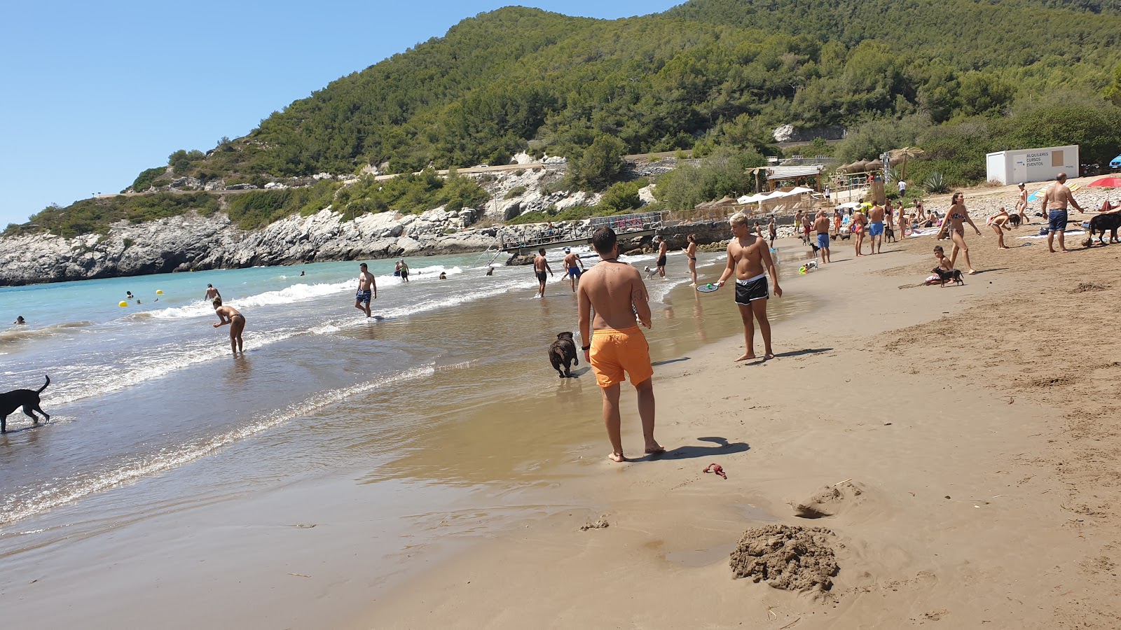 Foto di Cala Vallcarca zona selvaggia