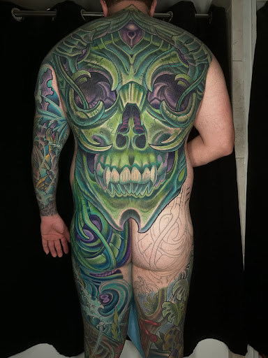 Explore cover up tattoo ideas on foot, creative tattoo ideas in San Diego, available at Remington Tattoo Parlor