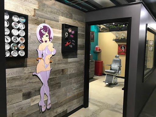 Explore tattoo ideas of dogs, creative tattoo ideas in Costa Mesa, available at Barbella Studios