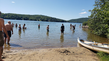 Plage du lac Mercier