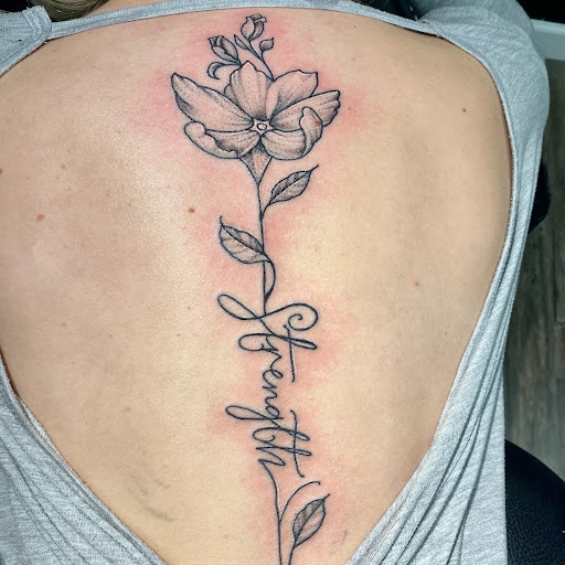 Explore hip tattoo ideas for women, creative tattoo ideas in Sioux Falls, available at Starry Eyed Studio