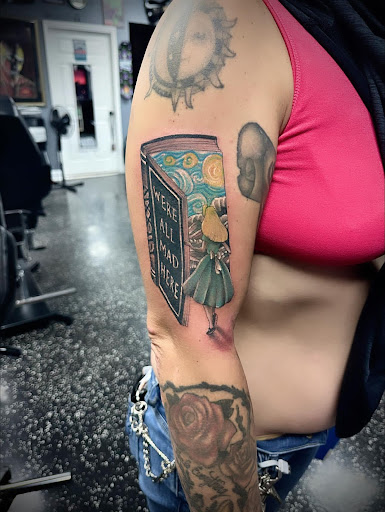 Explore matching tattoo ideas for husband and wife, creative tattoo ideas in Fort Myers, available at Loyal 2 The Coil Tattoos & Piercings (Edison Mall Location Entrance F)