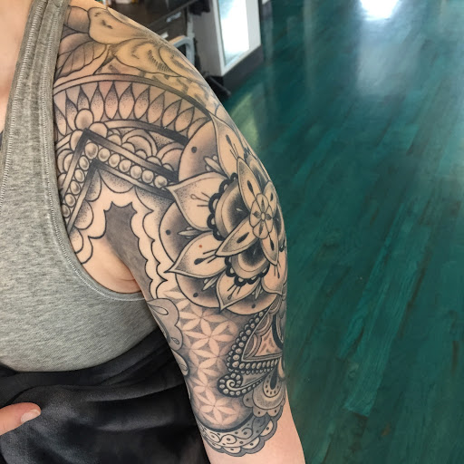 Explore warlock tattoo ideas, creative tattoo ideas in Reno, available at Aces Tattoo