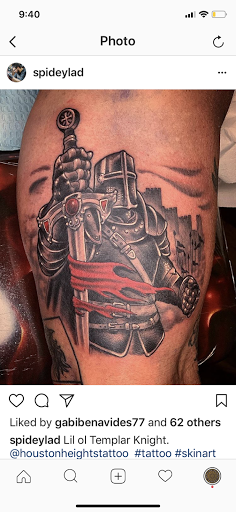 Explore city tattoo ideas, creative tattoo ideas in Houston, available at Houston Heights Tattoo & Piercing