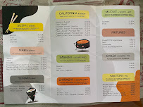 Menu / carte de NATSUKI SUSHI BAR à Mimizan