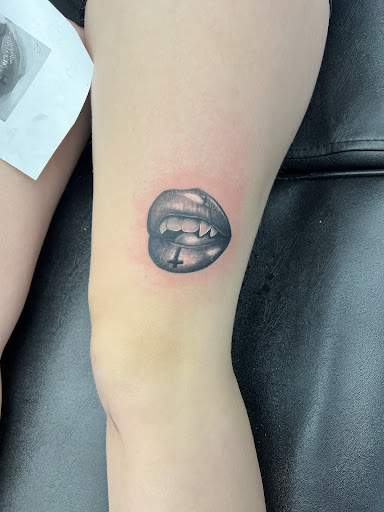 Explore tattoo lettering ideas, creative tattoo ideas in Alfred, available at Tattooed Spirit