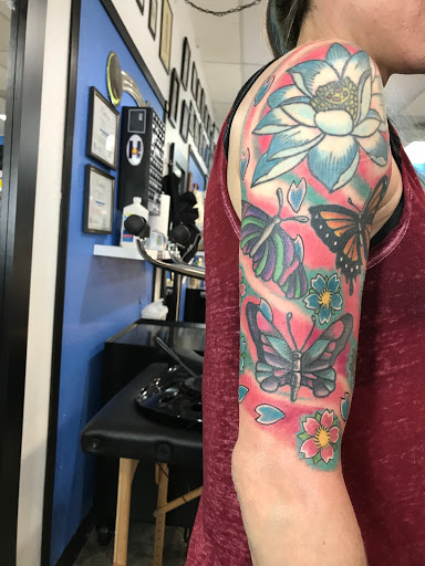 Explore tattoo ideas back of neck, creative tattoo ideas in Colorado Springs, available at Leftys Tattoo