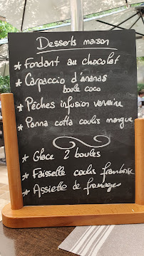 Restaurant français Côté Terrasse à Seguret (la carte)