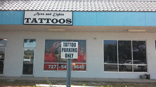 Tattoo Shop «Aces & Eights Tattoo Shop», reviews and photos, 6846 Park Blvd N, Pinellas Park, FL 33781, USA