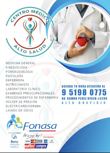 Examenes preocupacionales y laboratorio clinicoAlto Salud - Médico