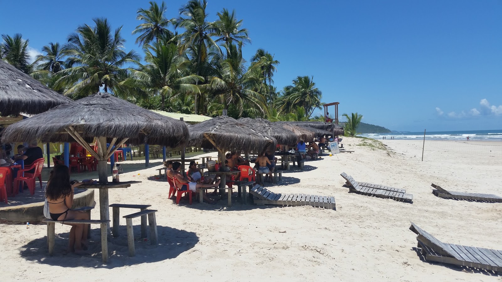 Foto de Praia do Sargi e o assentamento