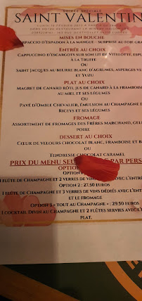 Restaurant La Winery maison Jbs à Ludres (la carte)