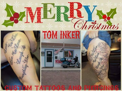 Explore tattoo handwriting ideas, creative tattoo ideas in Elko, available at Custom Tattoos and Body Piercing Studio