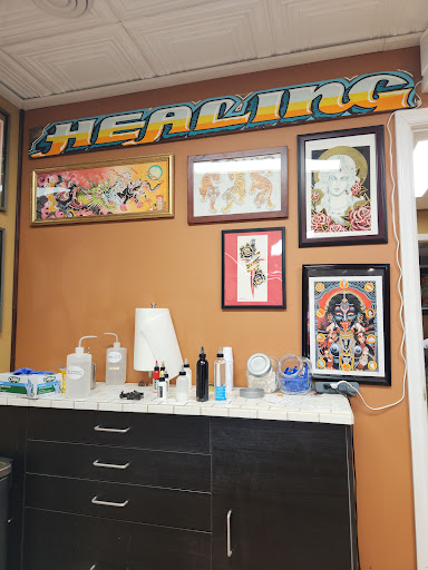 Explore flower shoulder tattoo ideas, creative tattoo ideas in Minneapolis, available at Nokomis Tattoo