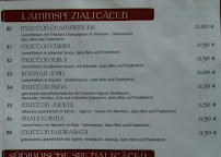 Indisches Restaurant Maharaja à Homburg menu