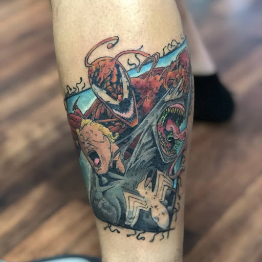 Explore deer skull tattoo ideas, creative tattoo ideas in Reno, available at Evolution Tattoo