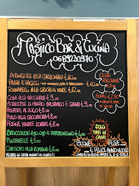 Menu du Mastico à Rome